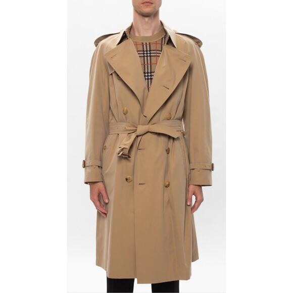 Burberry Beige Westminster Heritage Trench Coat Nova Check Removable No Liner - Picture 12 of 13